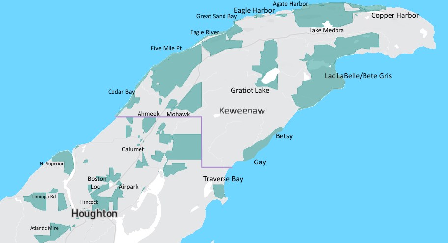 Keweenaw County coverge